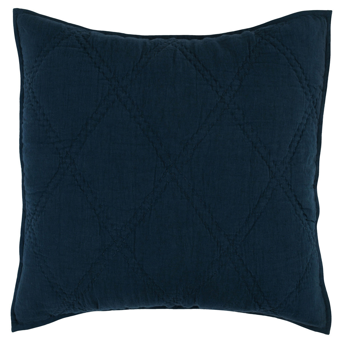 Caleb Hand Stitched Midnight Blue Quilt - Ornate Home