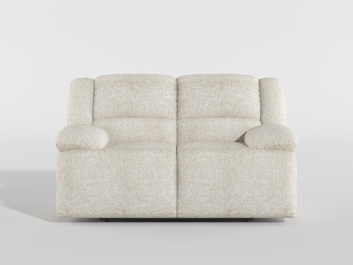 Caliber Beige Power Double Reclining Loveseat - Ornate Home
