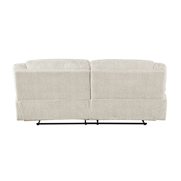 Caliber Beige Power Double Reclining Sofa