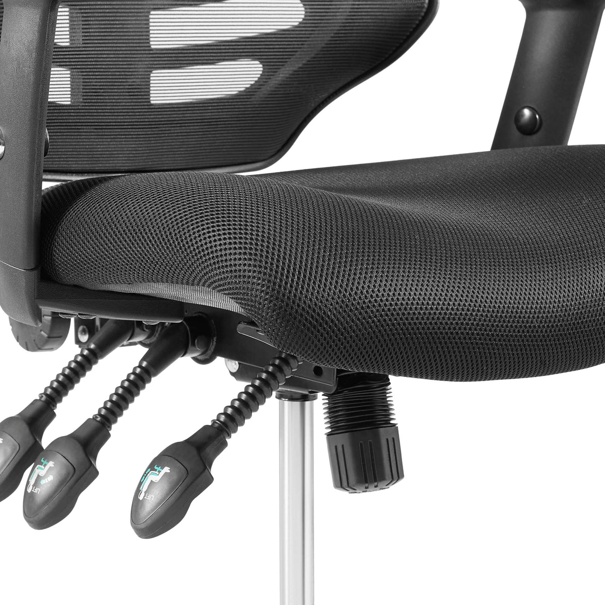 Calibrate Black Mesh Drafting Chair - Ornate Home