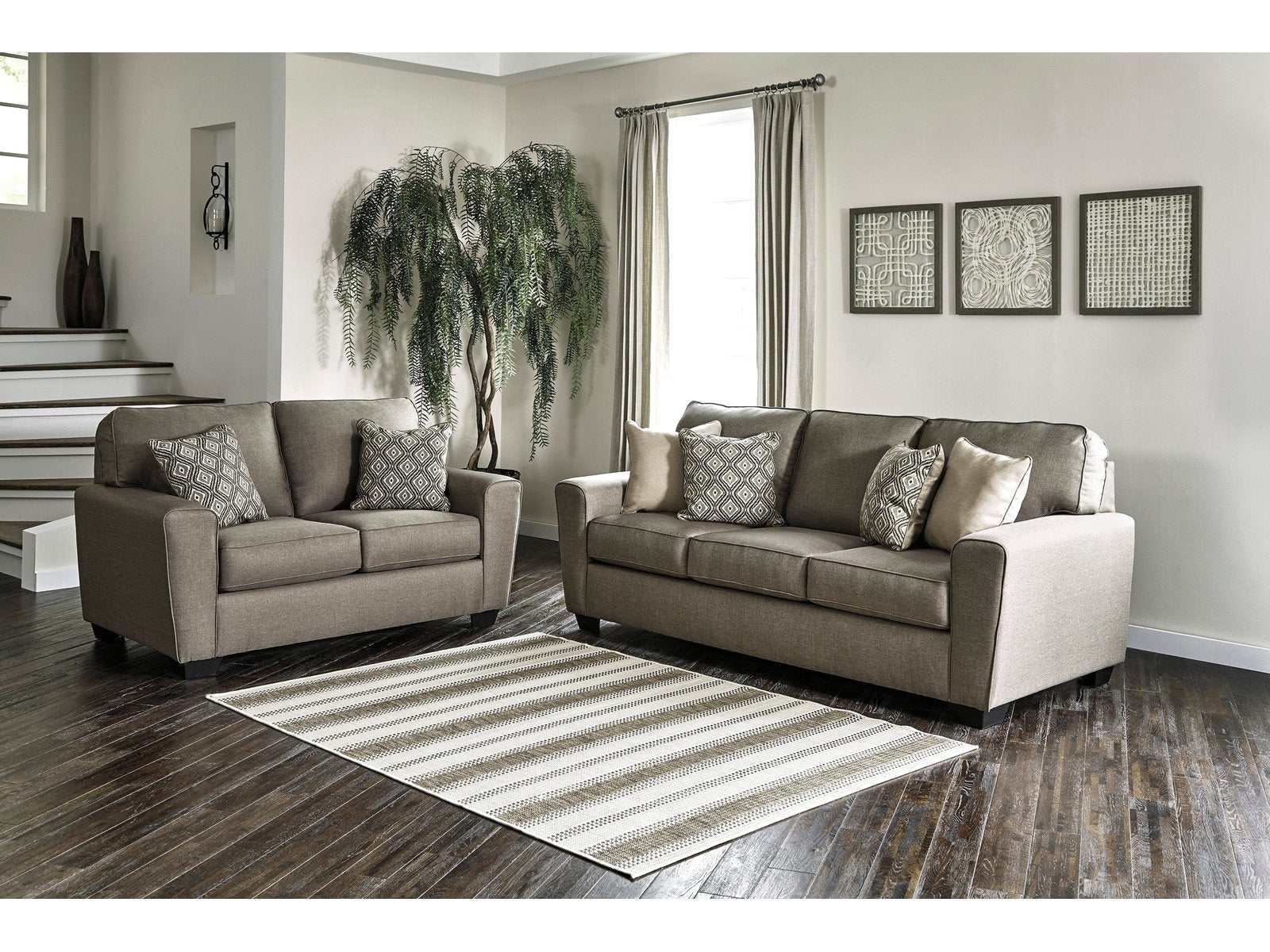 Calicho Cashmere Sofa & Loveseat (Online Special Price) - Ornate Home