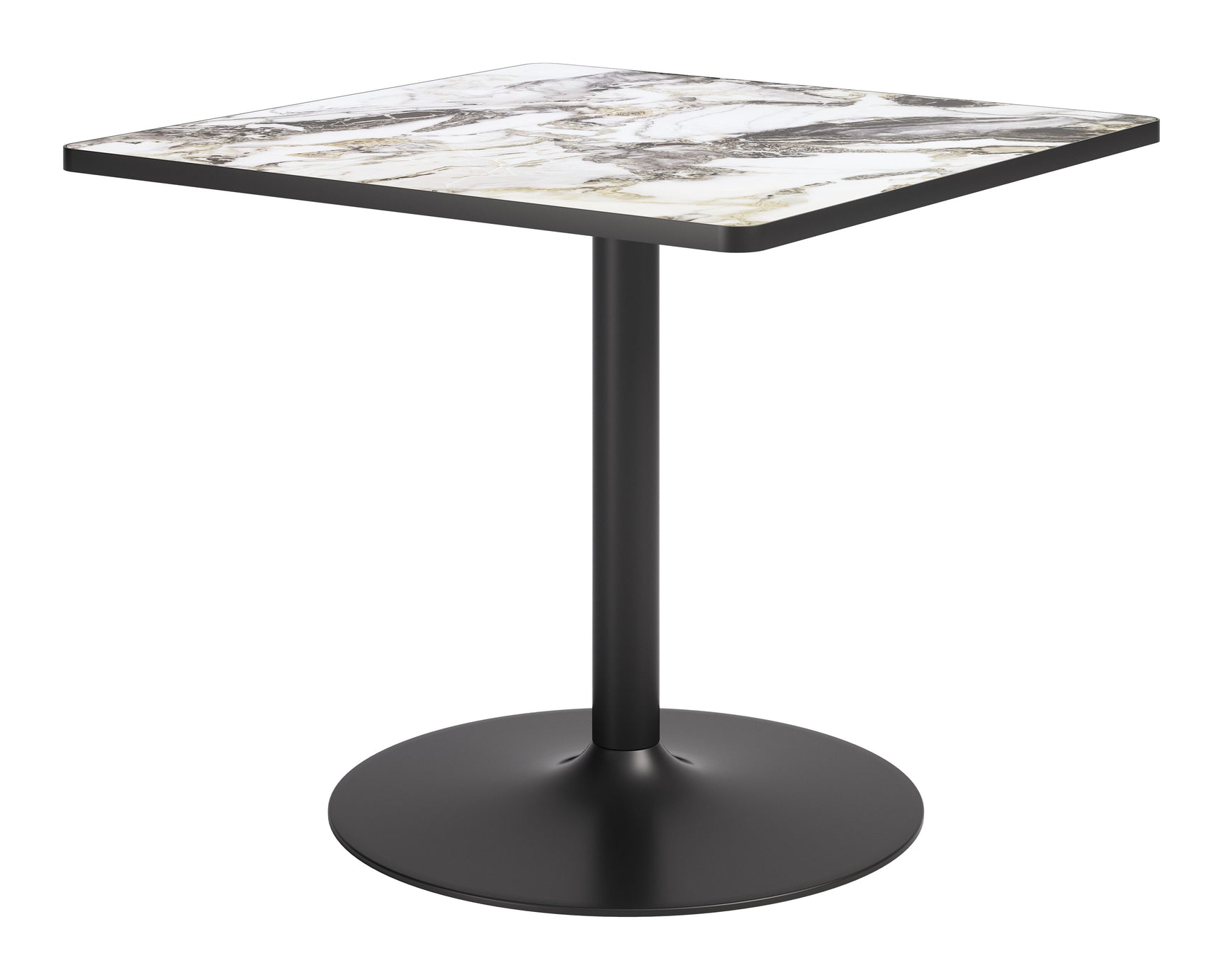 Caliza Gray & Black Dining Table