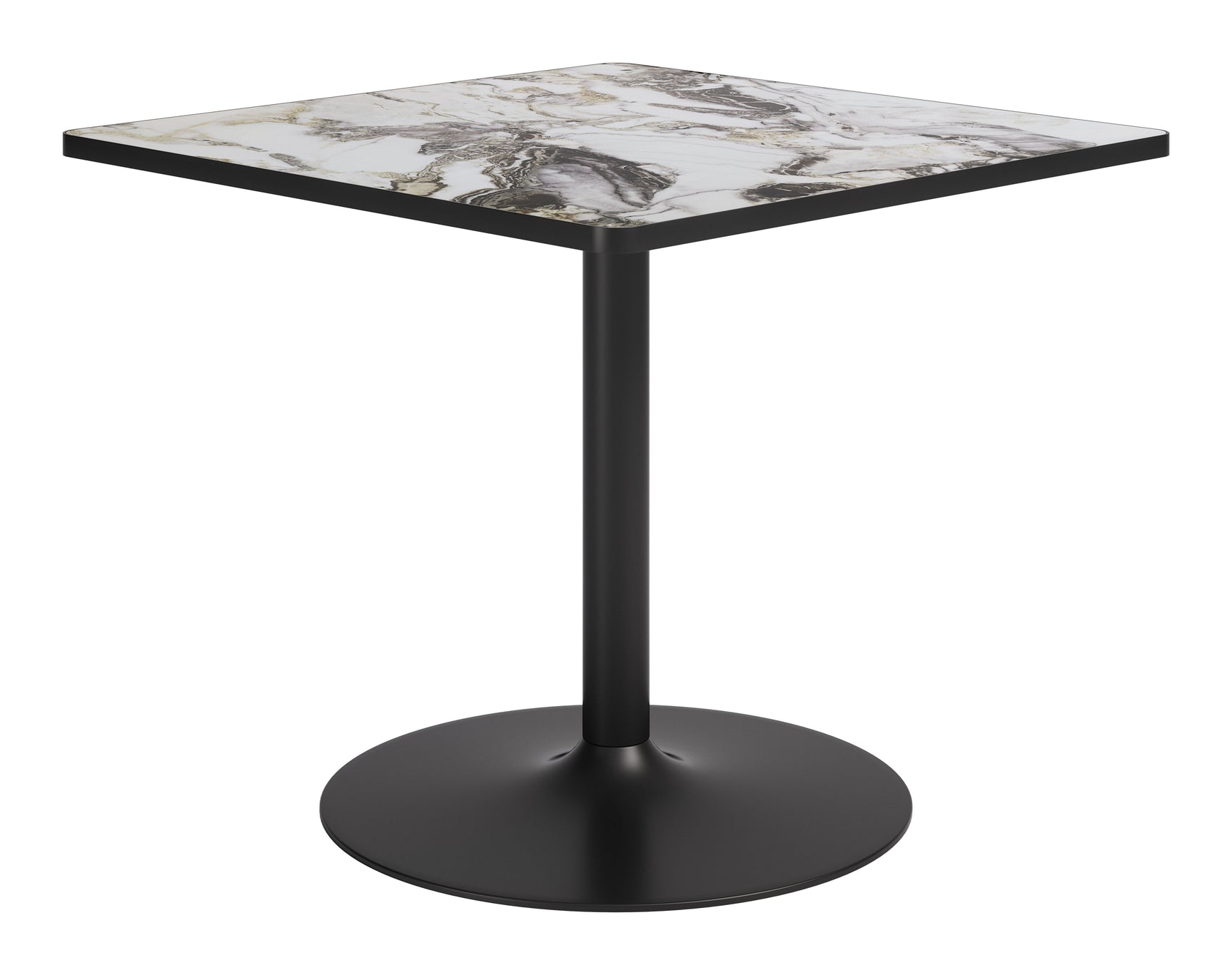 Caliza Gray & Black Dining Table