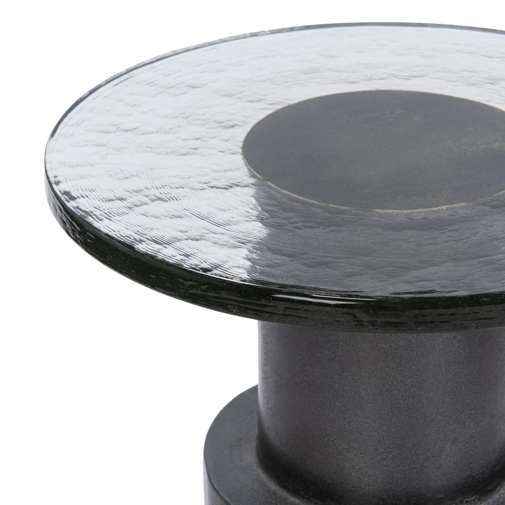 Callen Antique Nickel Accent Table - Ornate Home