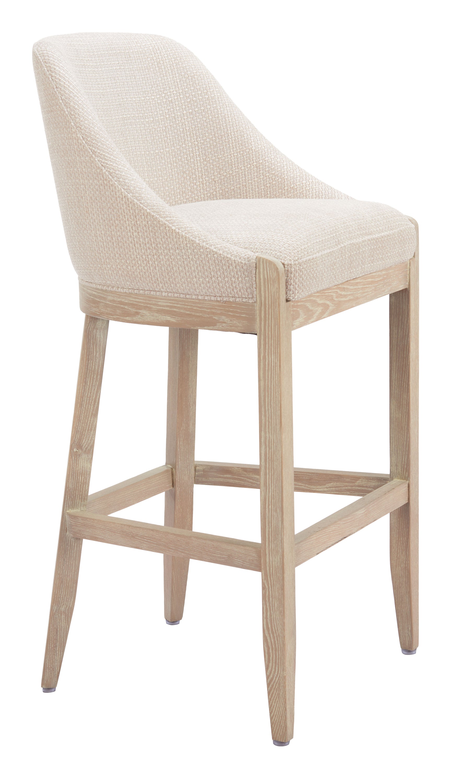 Calmo Beige Barstool - Ornate Home