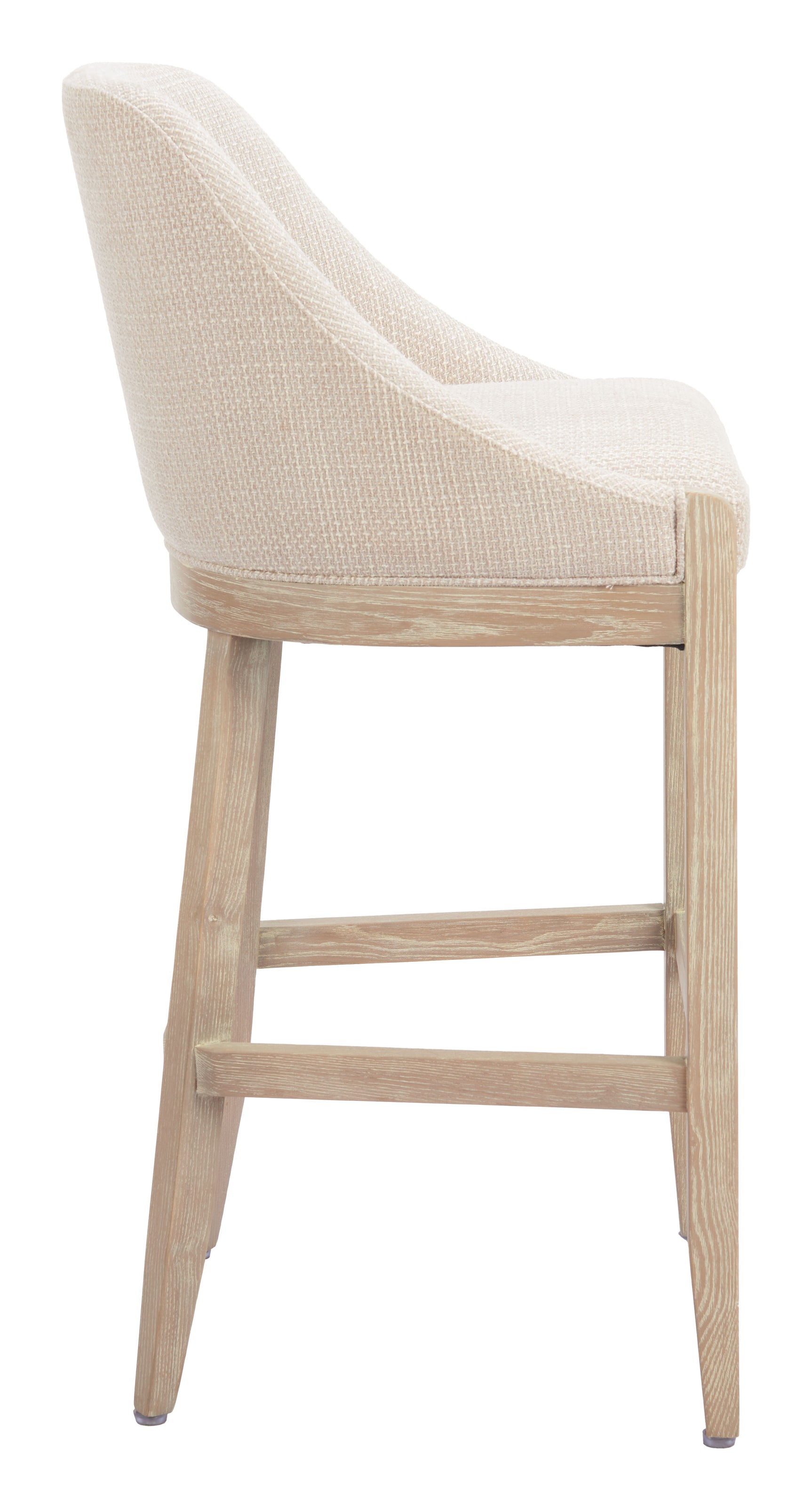Calmo Beige Barstool - Ornate Home