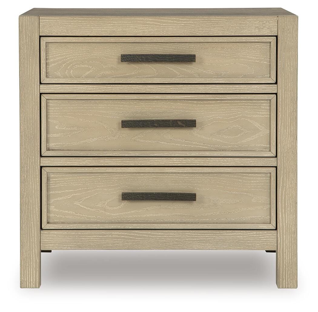Calmoro Gray Nightstand - Ornate Home