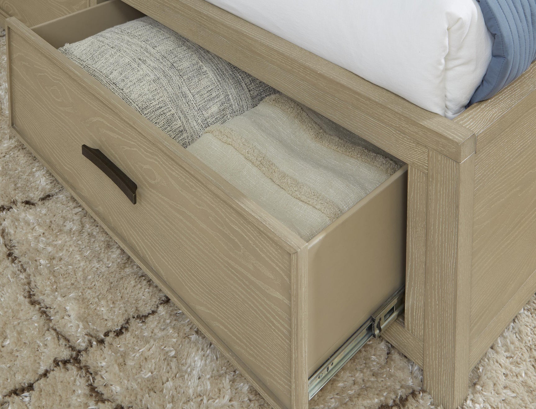 Calmoro Gray Queen Bookcase Bed - Ornate Home