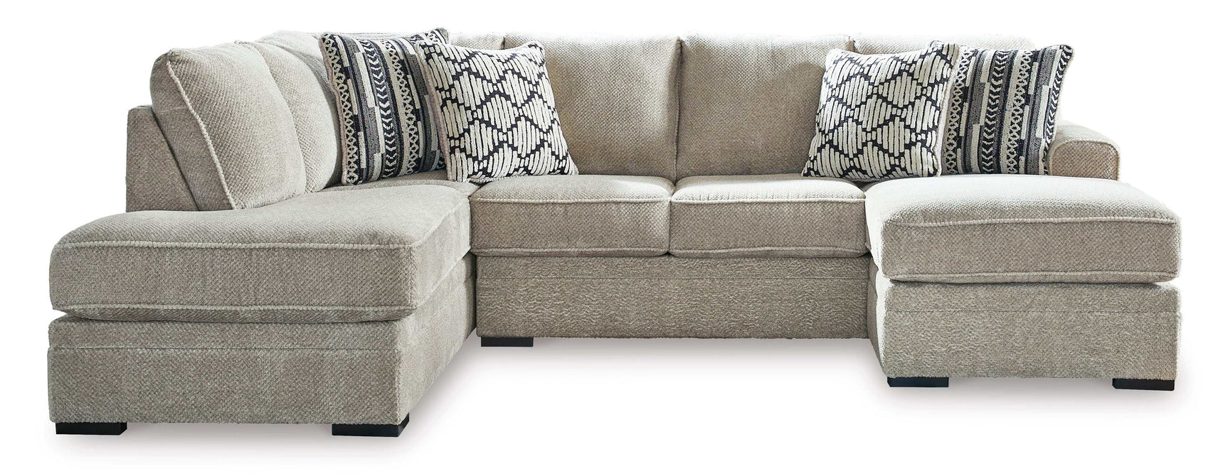 Calnita Sisal LAF Corner Chaise Sectional (Online Special Price) - Ornate Home