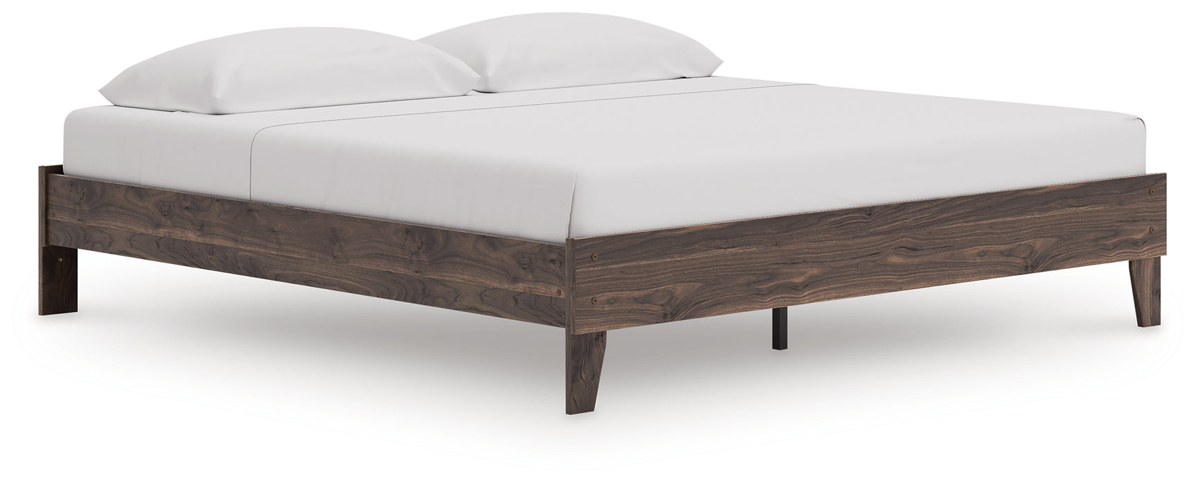Calverson Brown King Platform Bed - Ornate Home