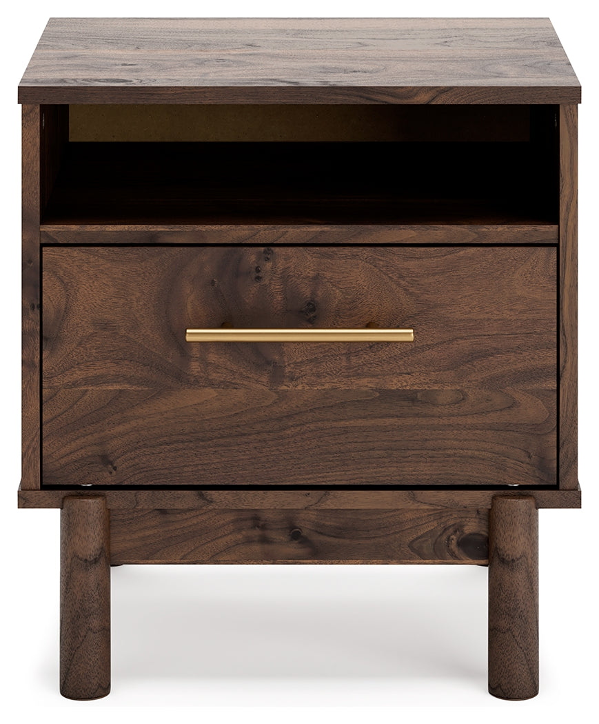 Calverson Mocha Nightstand - Ornate Home