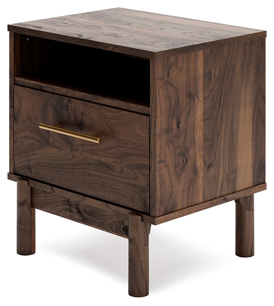 Calverson Mocha Nightstand - Ornate Home