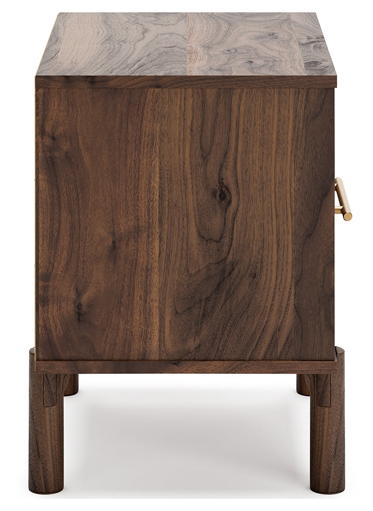 Calverson Mocha Nightstand - Ornate Home