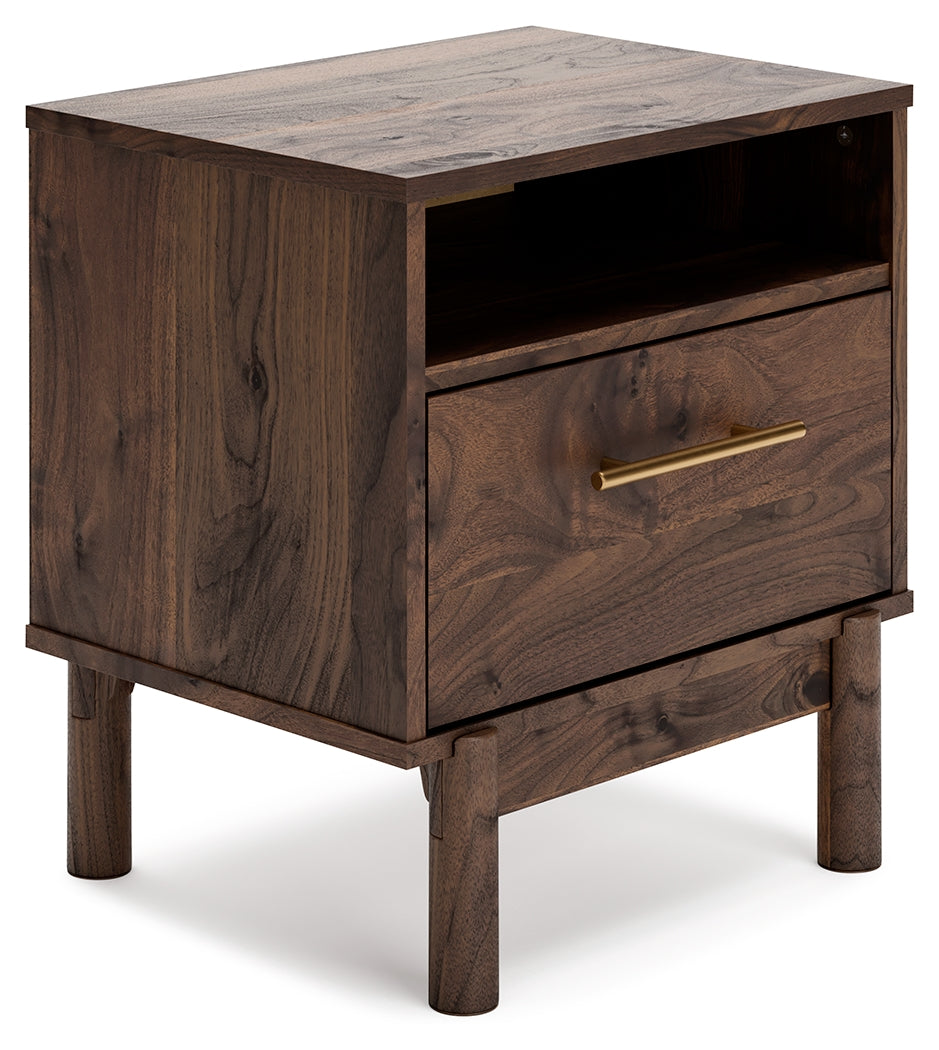 Calverson Mocha Nightstand - Ornate Home