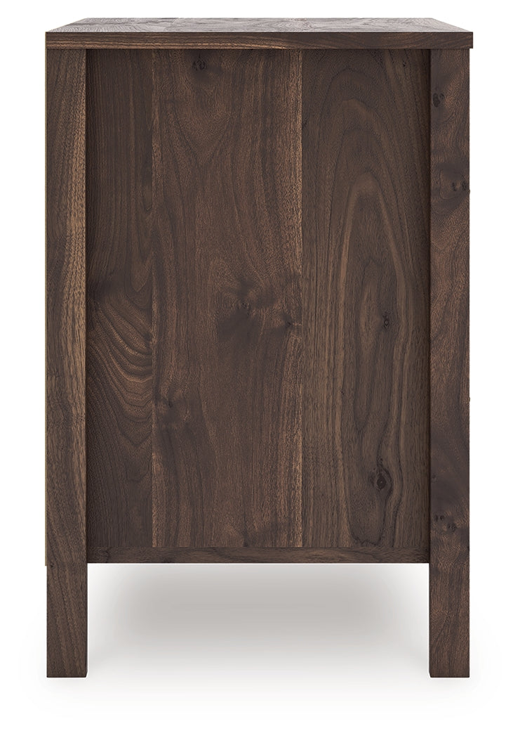 Calverson Mocha Two Drawer Night Stand - Ornate Home
