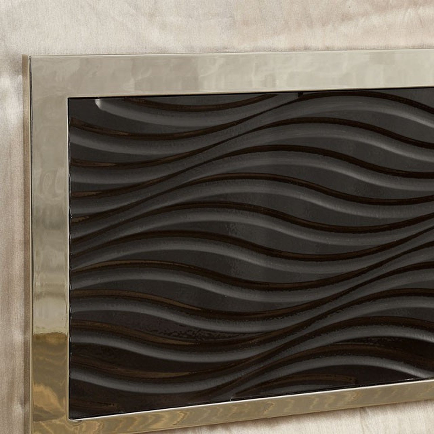 Calvin Black/Chrome Full Bed - Ornate Home