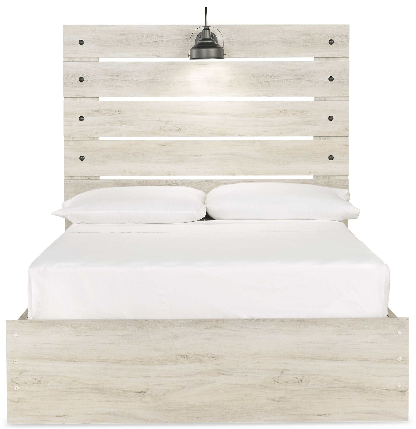 Cambeck Whitewash Full Panel Bedroom Set w/ 4 Storage Drawers (Online Special Price) - Ornate Home