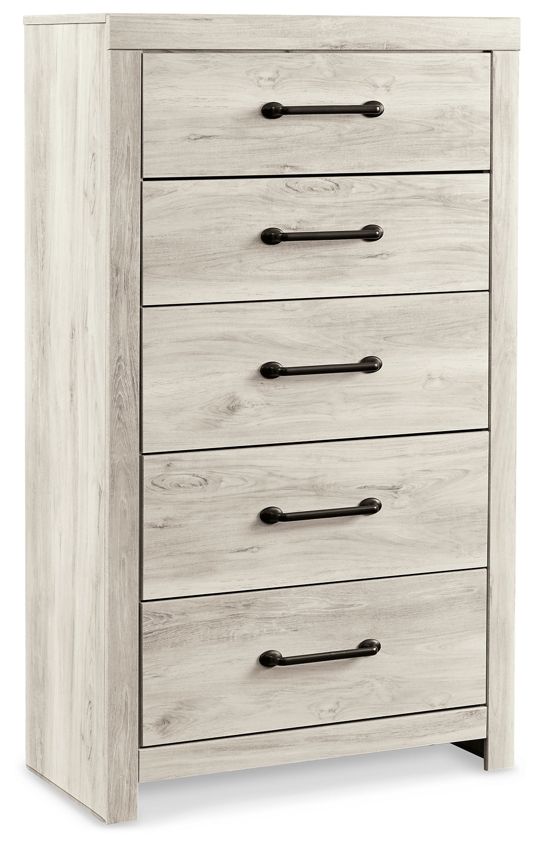 Cambeck Whitewash King Panel Storage Bed, Dresser, Mirror, Chest and Nightstand - Ornate Home