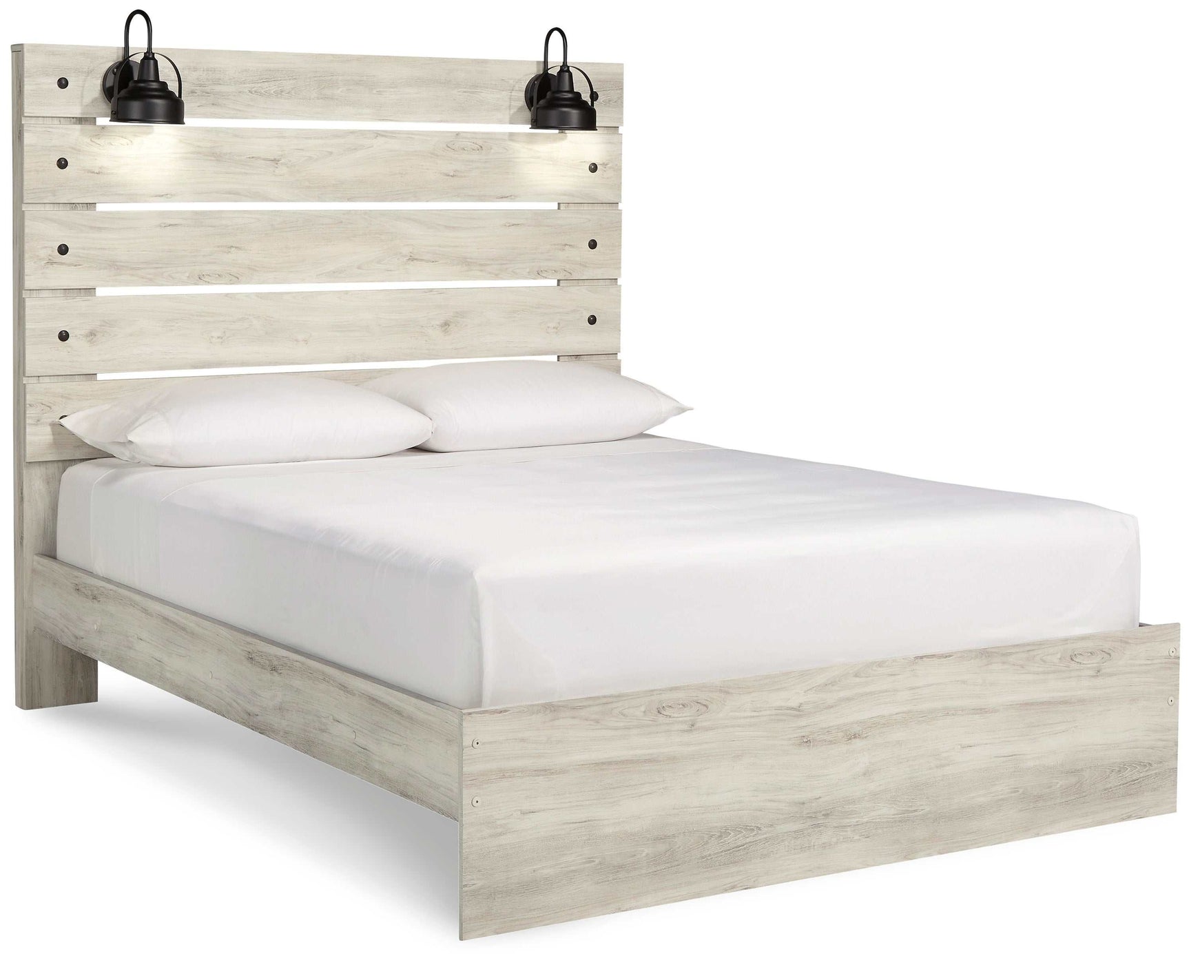 Cambeck Whitewash Queen Panel Bed (Online Special Price) - Ornate Home