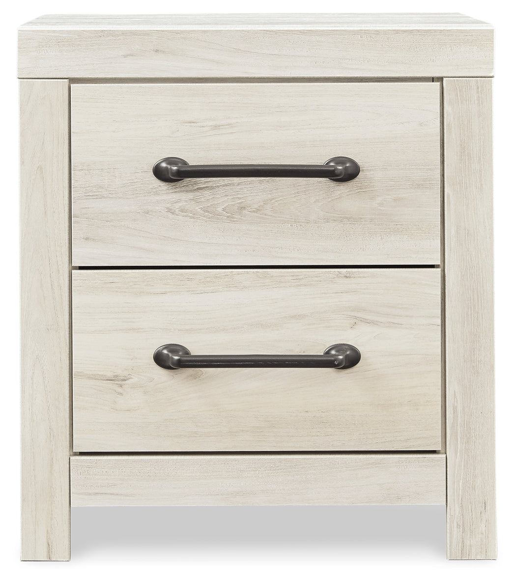 Cambeck Whitewash Queen Panel Bedroom Set with Storage, Dresser and 2 Nightstands (Online Special Price) - Ornate Home