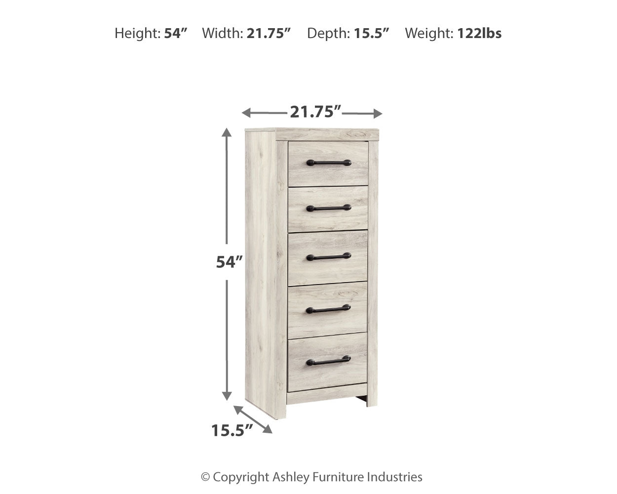 Cambeck Whitewash Queen Panel Storage Bedroom Set with Dresser, Chest and 2 Nightstands (Online Special Price) - Ornate Home