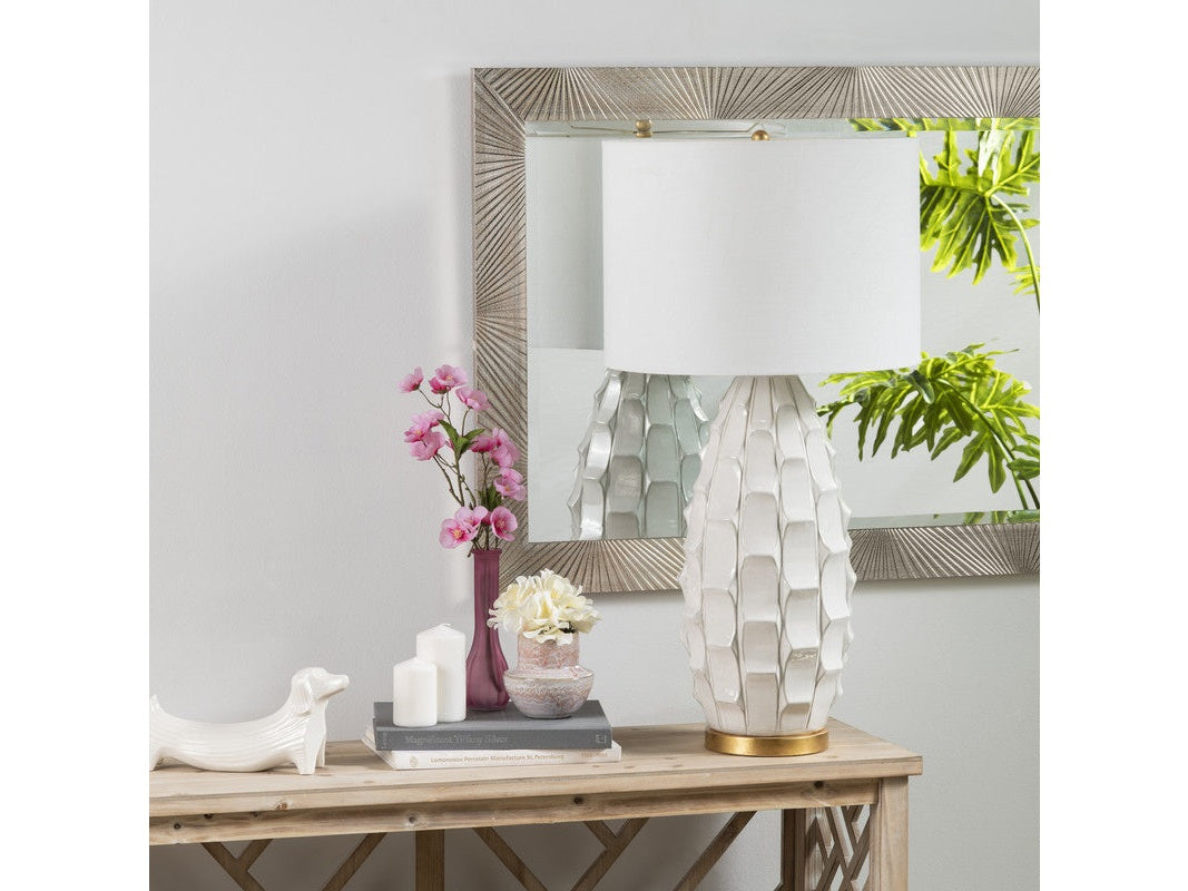 Cambridge White Table Lamp - Ornate Home