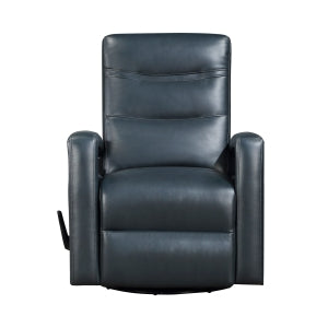 Camden Navy Blue Swivel Glider Reclining Chair - Ornate Home