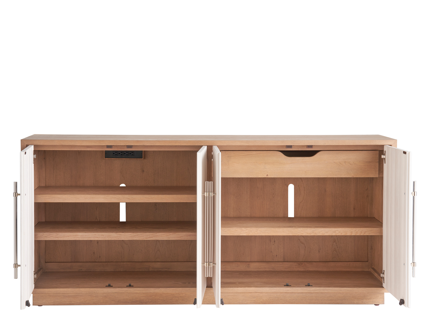 Camden White Sand/Sand Dune Credenza - Ornate Home