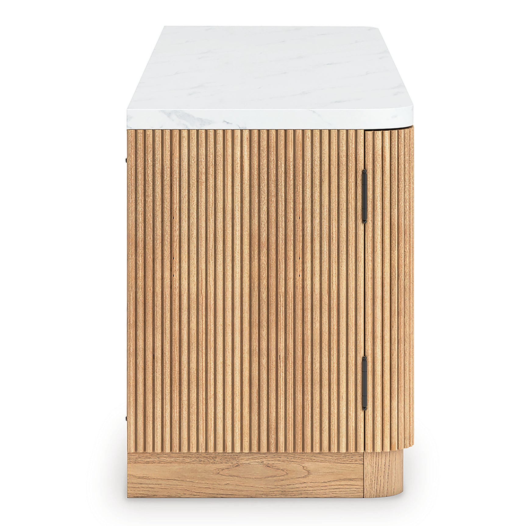 Camdill Light Brown XL TV Stand w/Fireplace Option - Ornate Home