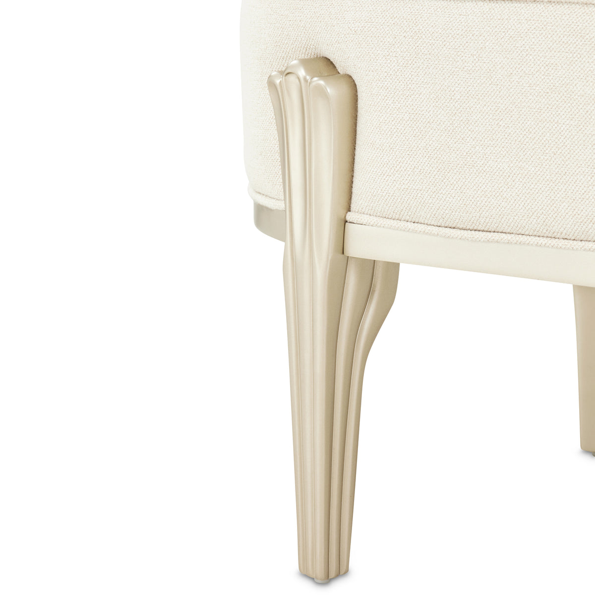 Camellia Field Caramel/Cornsilk Bench