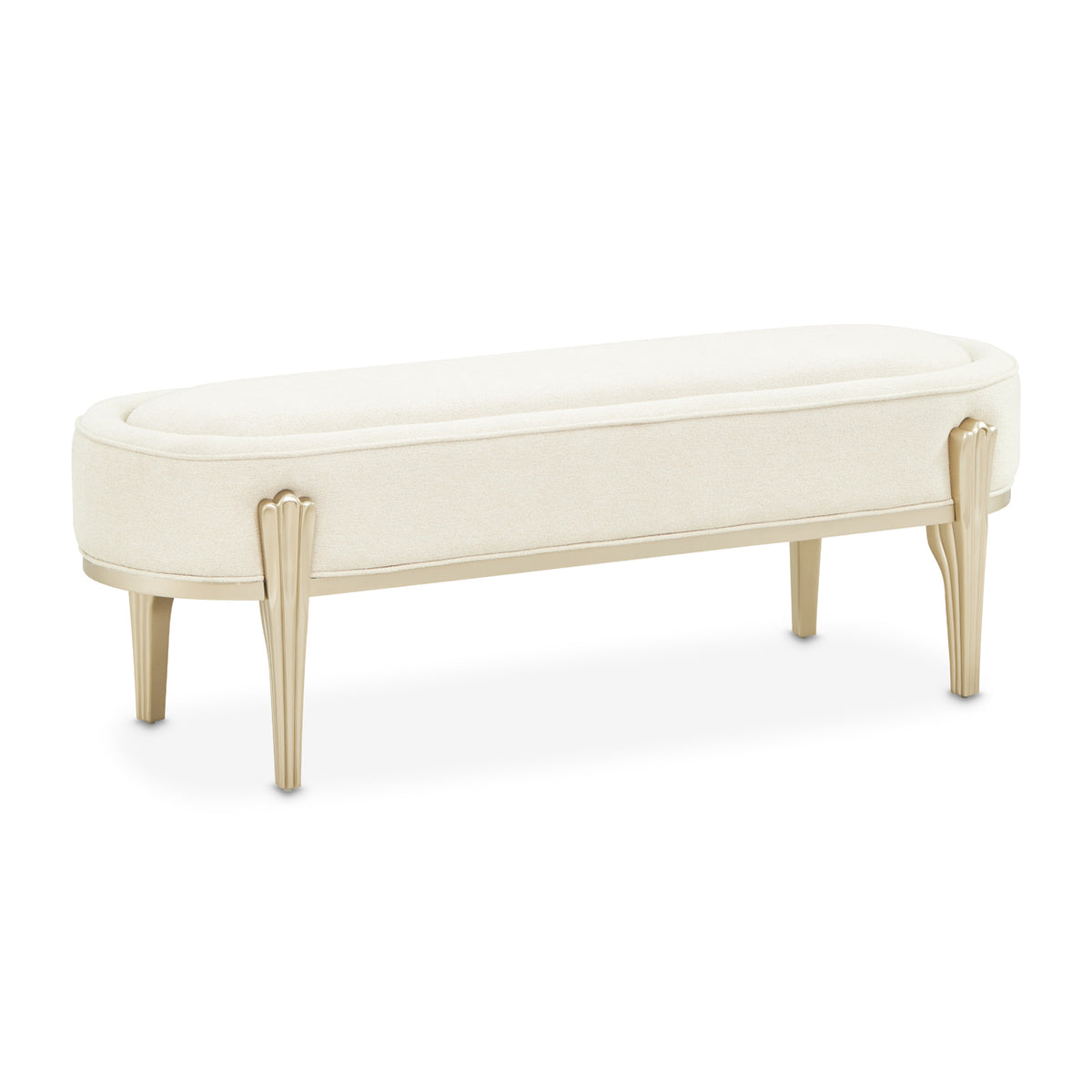 Camellia Field Caramel/Cornsilk Bench