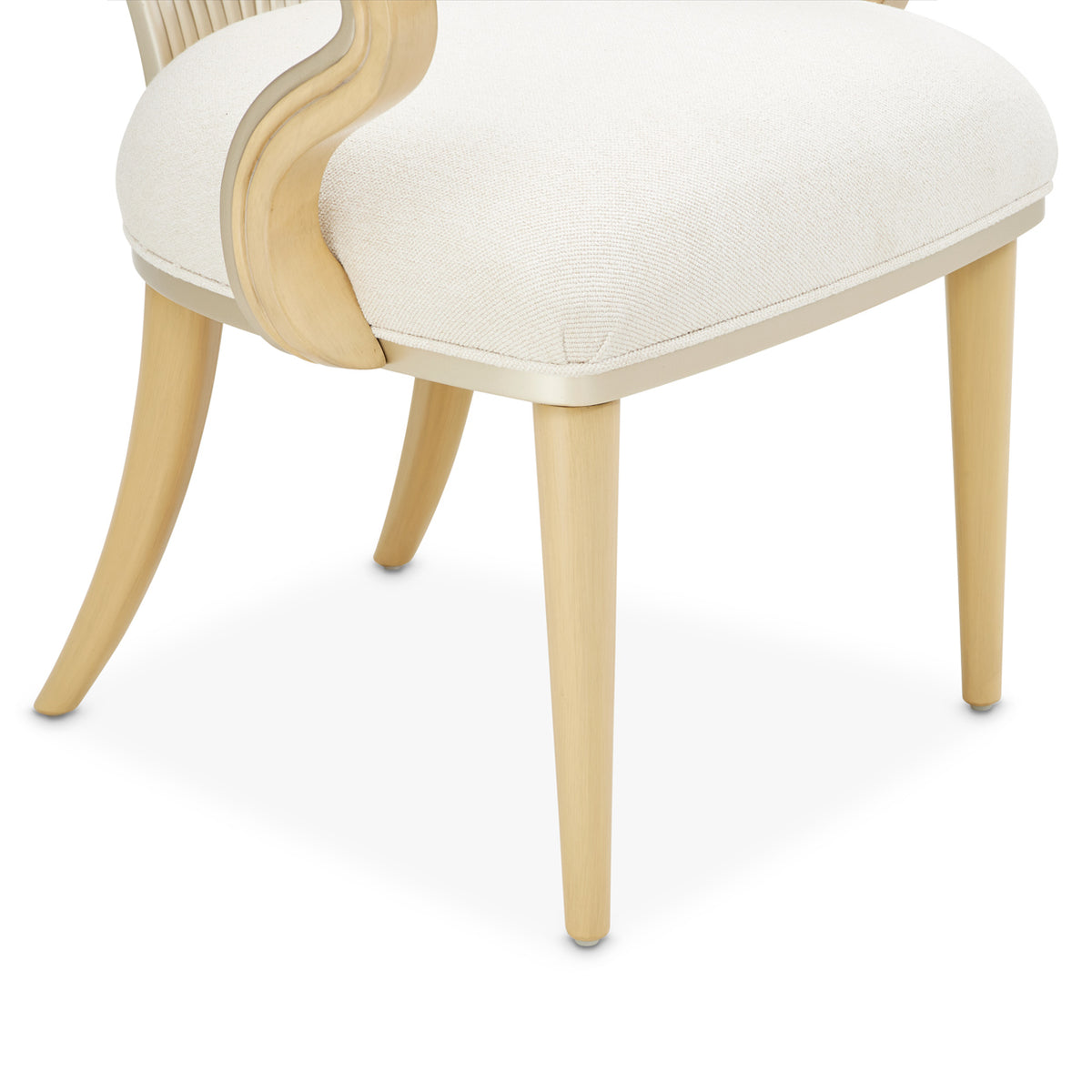 Camellia Field Caramel/Cornsilk Dining Arm Chair (Set of 2)