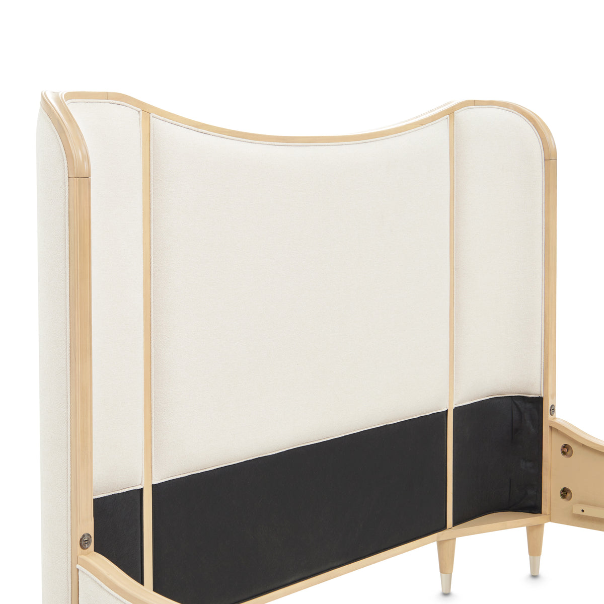 Camellia Field Caramel/Cornsilk King Upholstered Bed