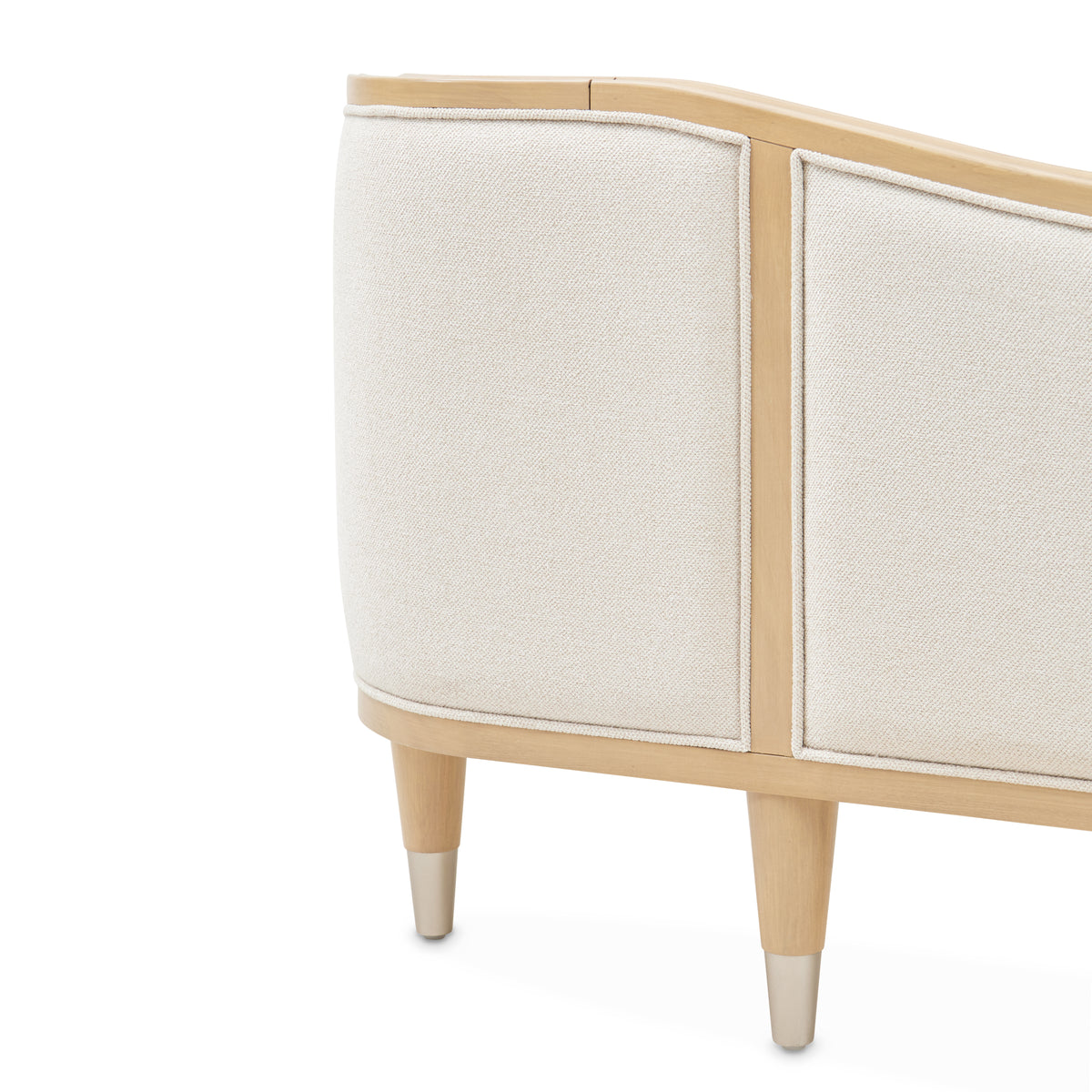Camellia Field Caramel/Cornsilk King Upholstered Bed