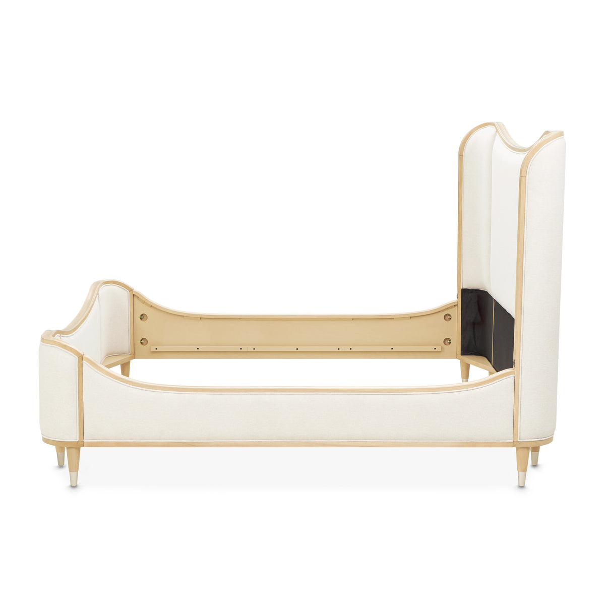 Camellia Field Caramel/Cornsilk King Upholstered Bed