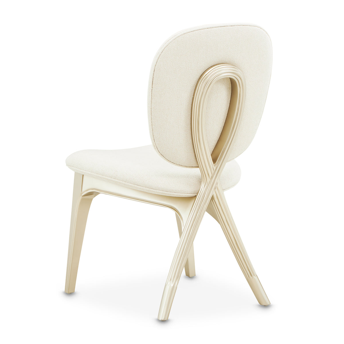Camellia Field Caramel/Cornsilk Vanity Chair
