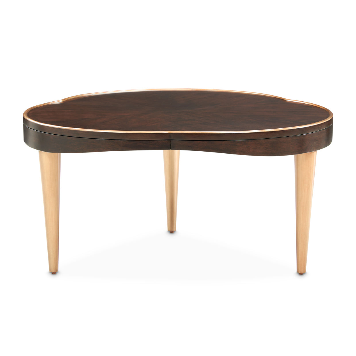 Camellia Field Warm Pecan Cocktail Table - Ornate Home
