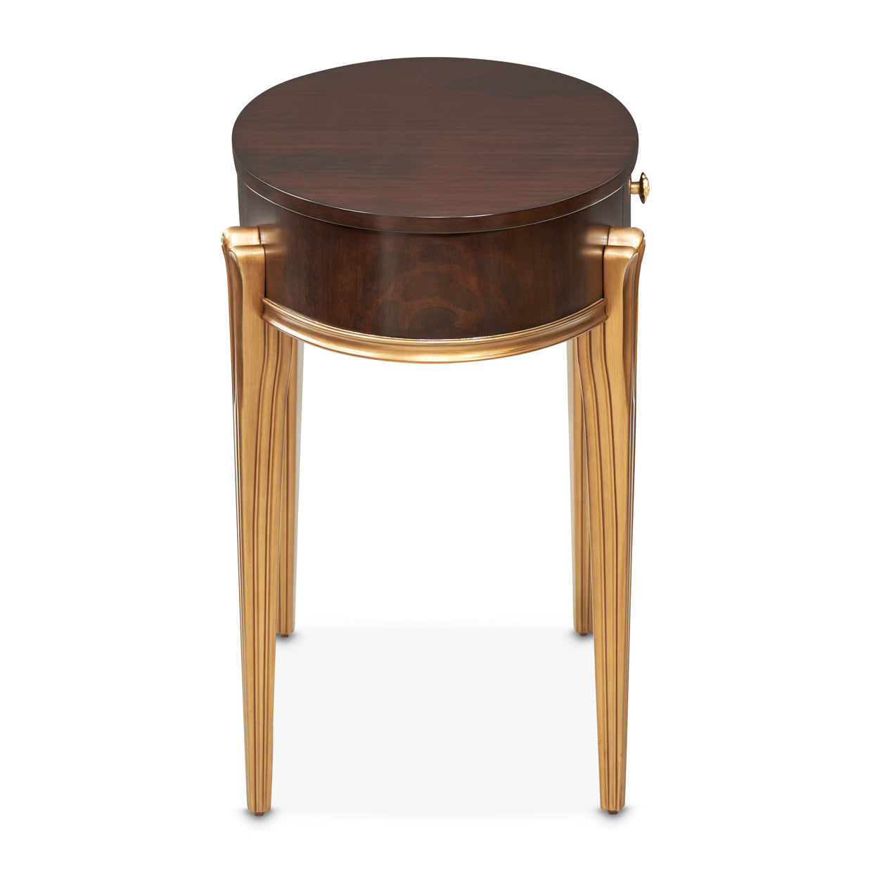 Camellia Field Warm Pecan Vanity with Mirror & Chair - Ornate Home