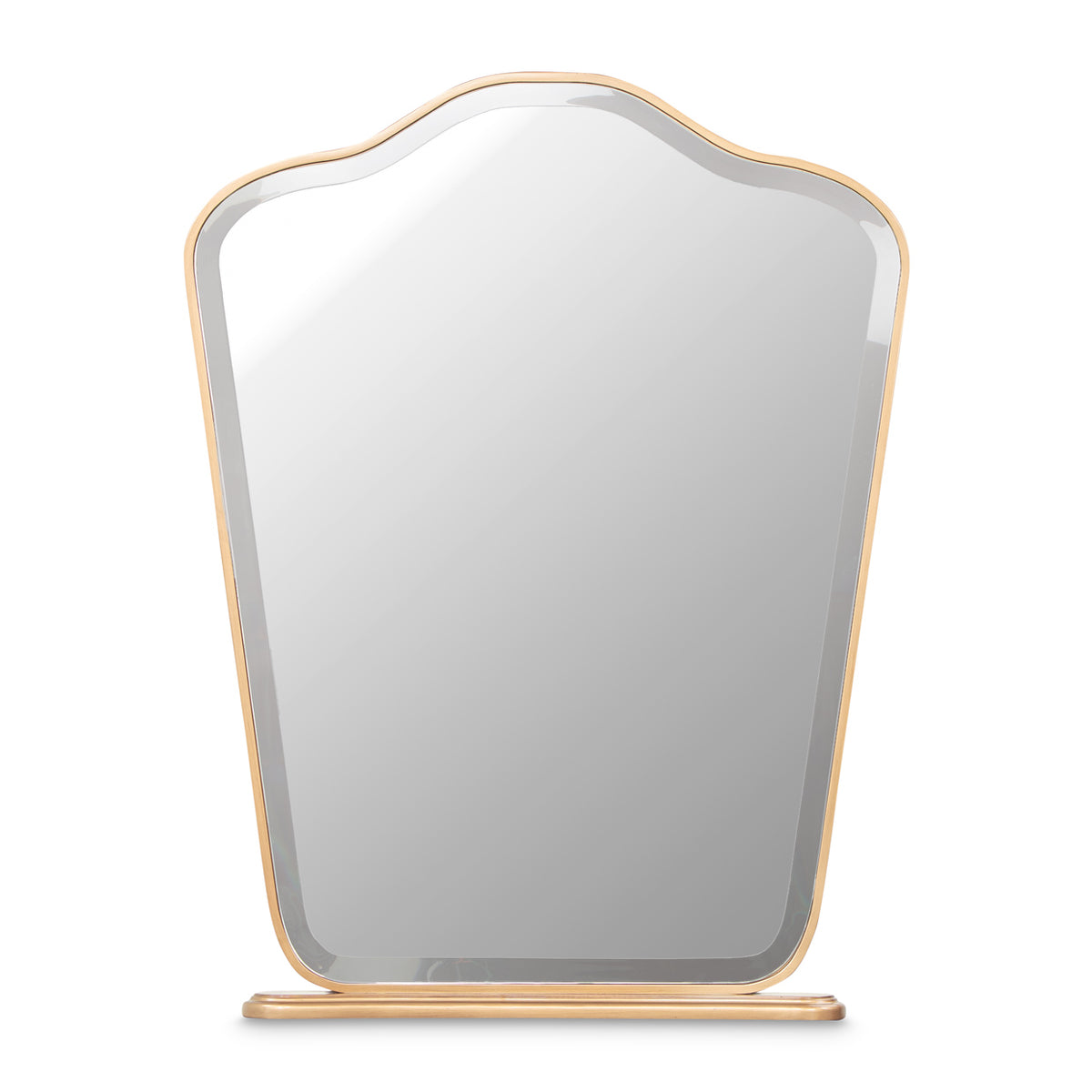 Camellia Field Warm Pecan Vanity with Mirror - Ornate Home