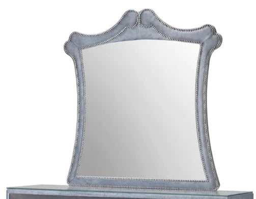 Cameo Gray Dresser Top Mirror - Ornate Home