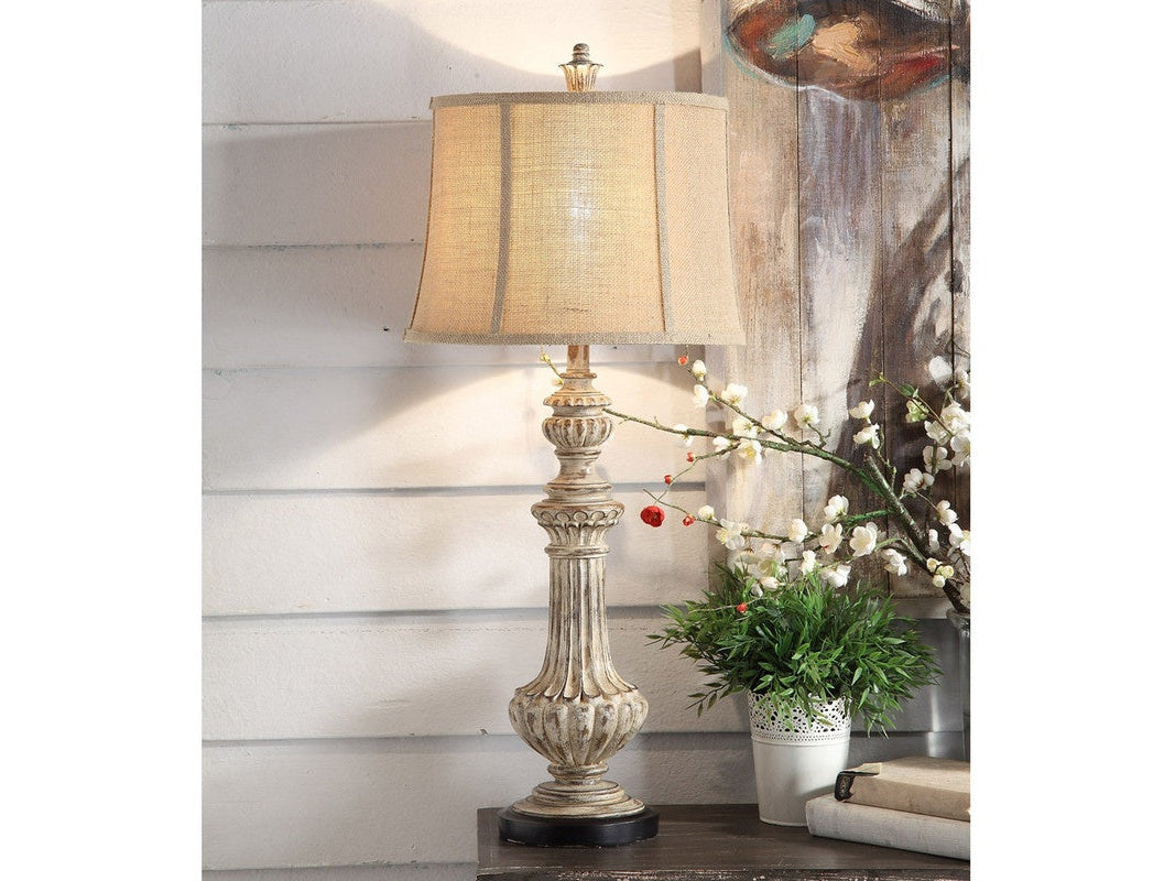 Cameron Beige Table Lamp (Set of 2) - Ornate Home