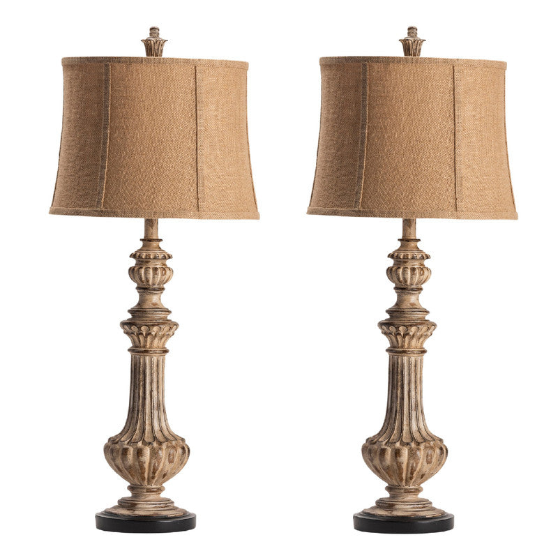 Cameron Beige Table Lamp (Set of 2) - Ornate Home