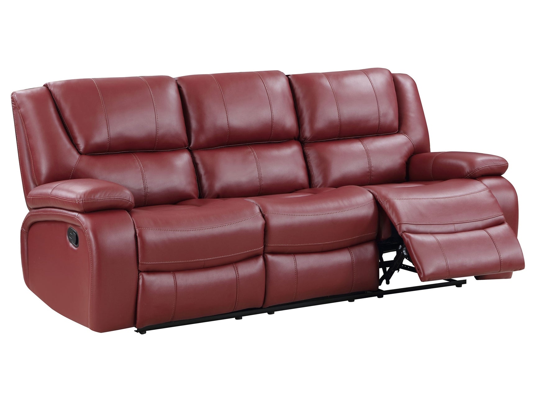 Camila Red Reclining Sofa - Ornate Home