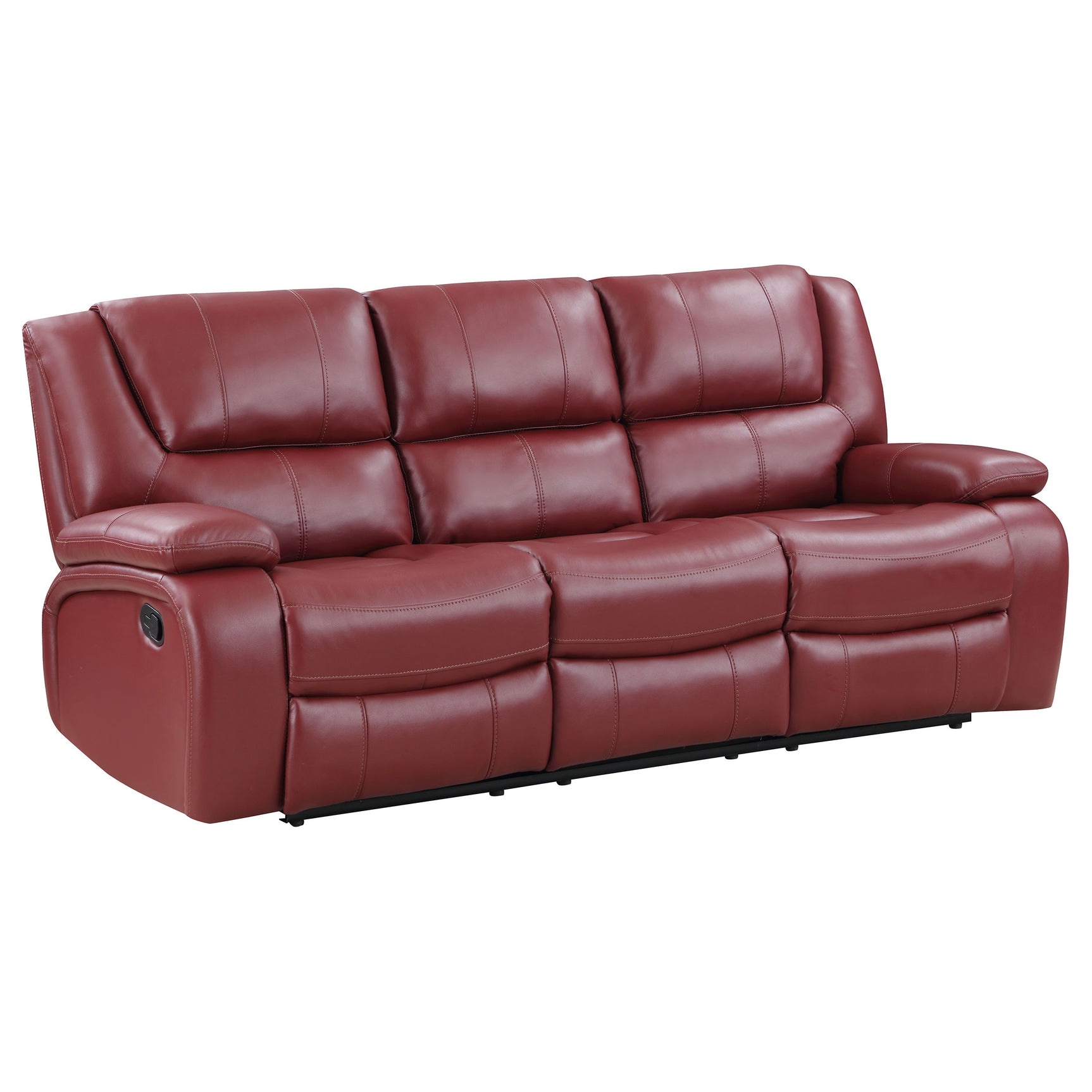 Camila Red Reclining Sofa - Ornate Home