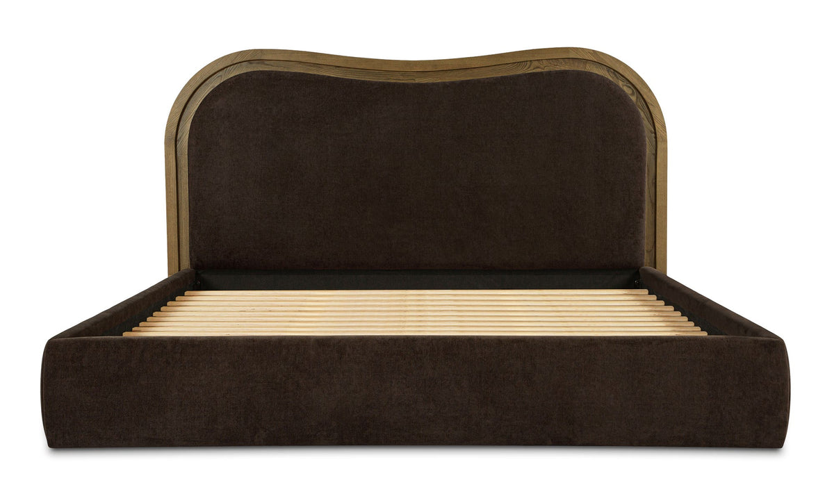 Camilla Warm Brown Queen Bed - Ornate Home