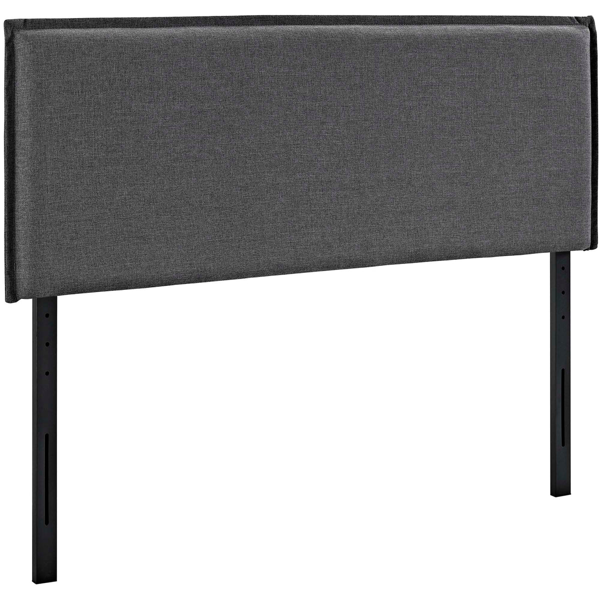 Camille Gray Upholstered Fabric Full Headboard - Ornate Home