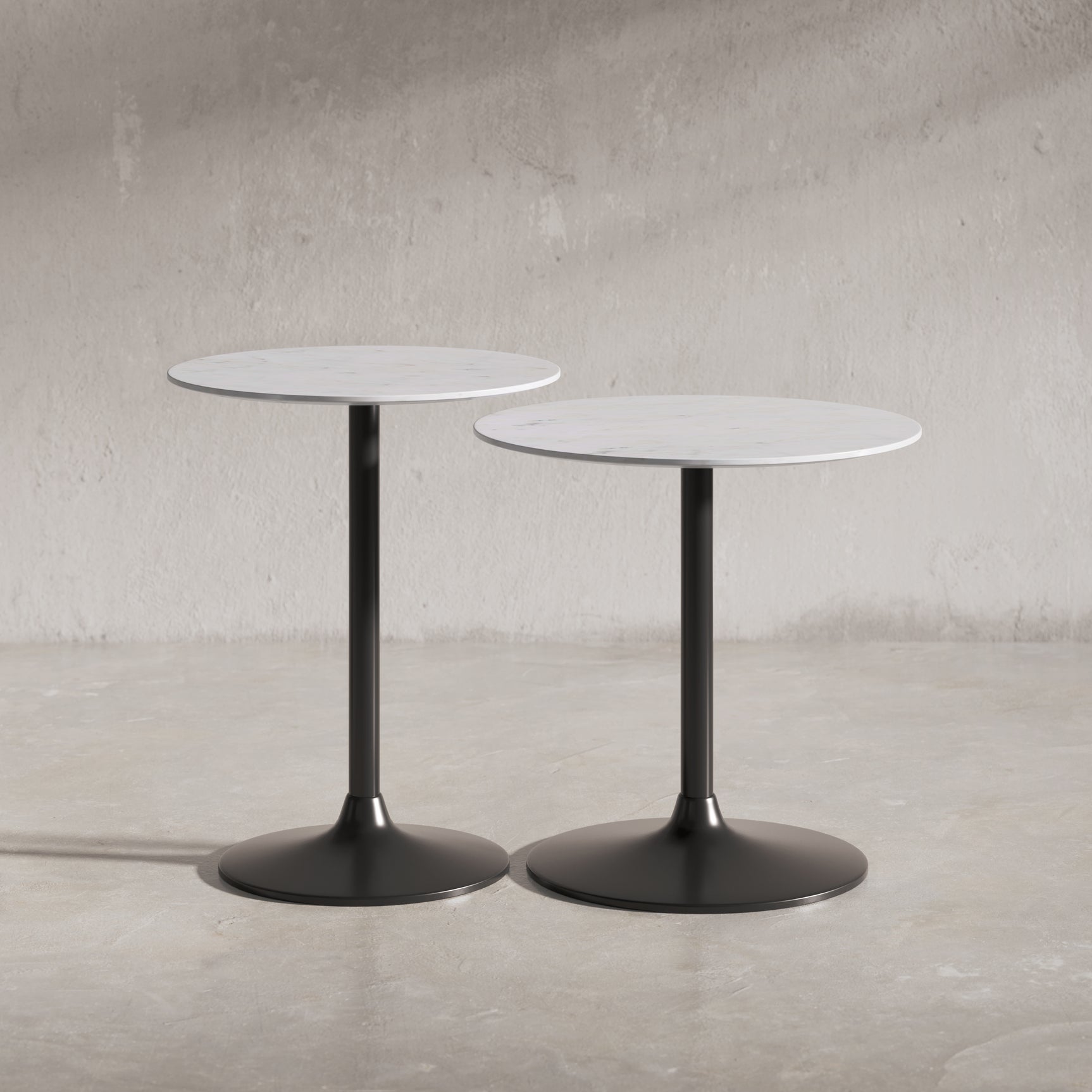 Camille Gunmetal Nesting Table (Set of 2) - Ornate Home