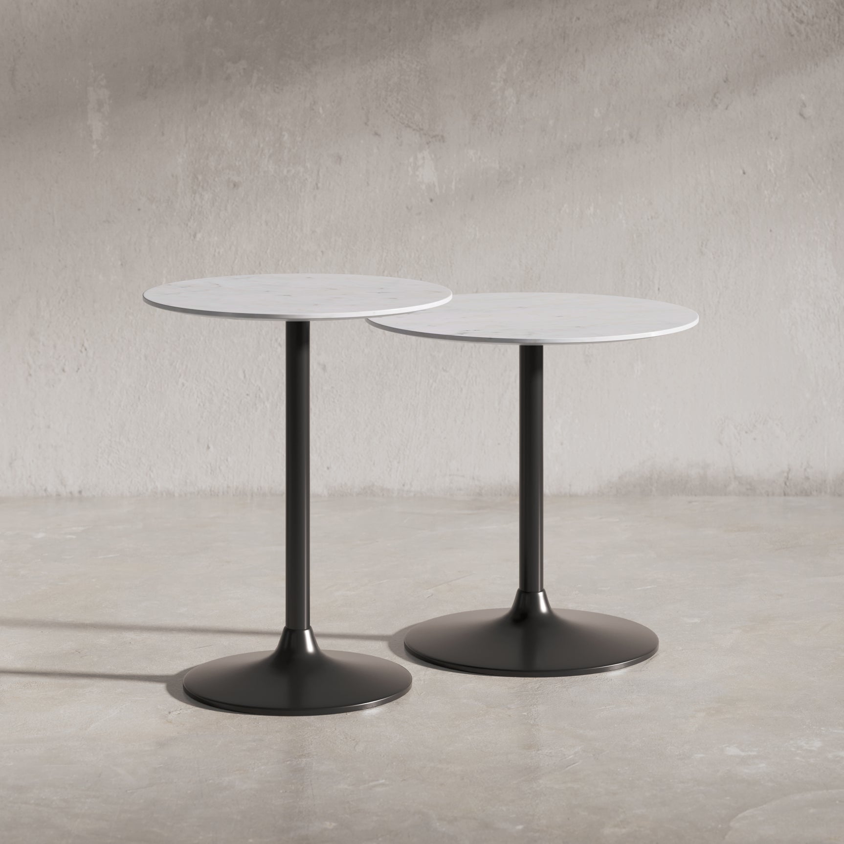 Camille Gunmetal Nesting Table (Set of 2) - Ornate Home