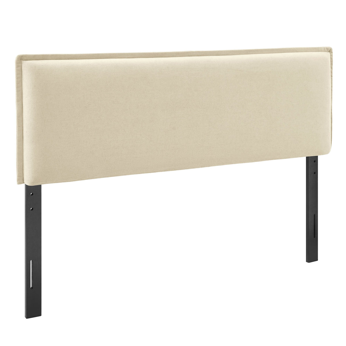 Camille Upholstered Linen Blend Queen Size Headboard - Ornate Home