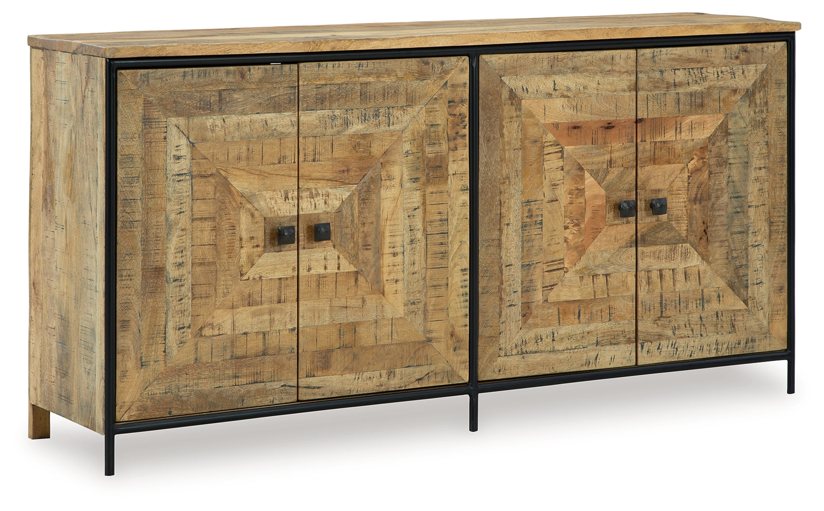 Camney Brown/Black Accent Cabinet (Online Special Price) - Ornate Home